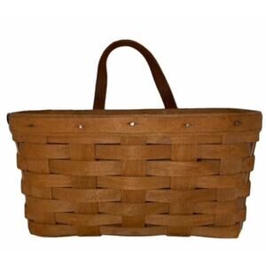 Vintage Longaberger Medium Key Basket EUC